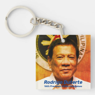 Rodrigo Duterte, 16de President der Filipijnen Sleutelhanger
