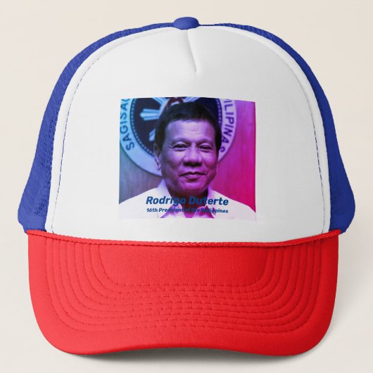 Rodrigo Duterte, 16de President der Filipijnen Trucker Pet (Voorkant)