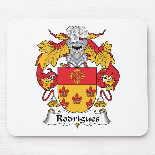 Rodrigues Family Crest Muismat (Voorkant)