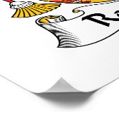 Rodrigues Family Crest Poster (Hoek)