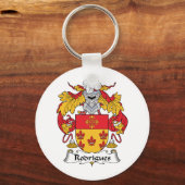 Rodrigues Family Crest Sleutelhanger (Voorkant)