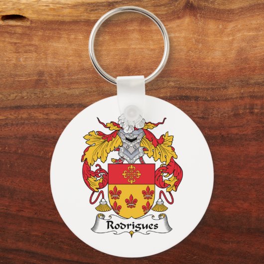 Rodrigues Family Crest Sleutelhanger (Voorkant)