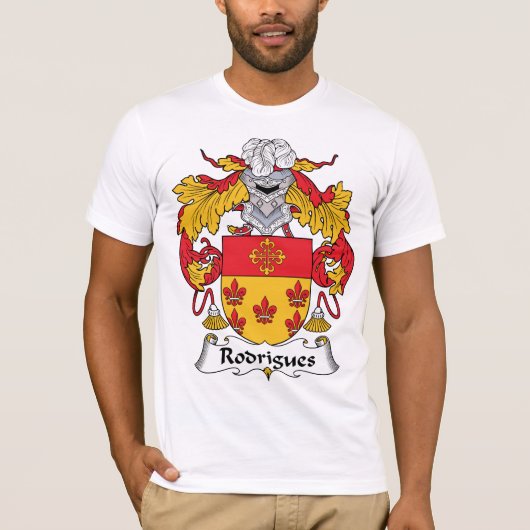 Rodrigues Family Crest T-shirt (Voorkant)