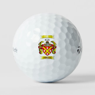 RODRIGUEZ FAMILIE NAAM SCHILD EN WAPEN GOLF BAL