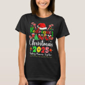 Rodriguez Family Christmas 2025 Matching Santa Hat T-shirt (Voorkant)