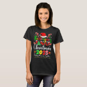Rodriguez Family Christmas 2025 Matching Santa Hat T-shirt (Voorkant volledig)