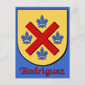 Rodriguez Family Shield Briefkaart (Voorkant)