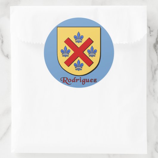 Rodriguez Family Shield Stickers (Tas)