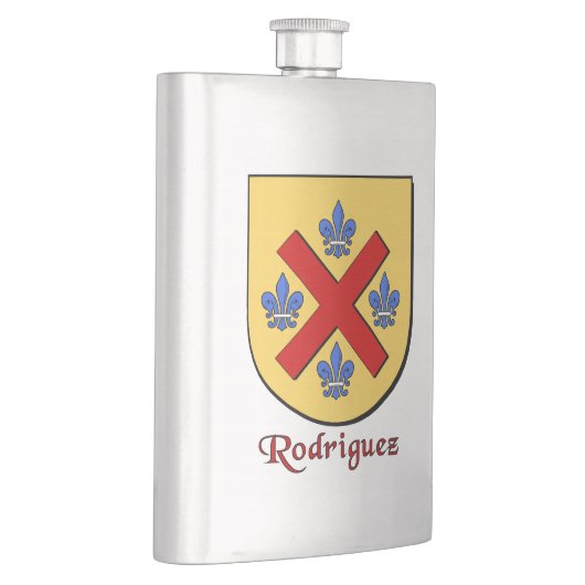 Rodriguez Heraldic Shield Heupfles (Rechts)