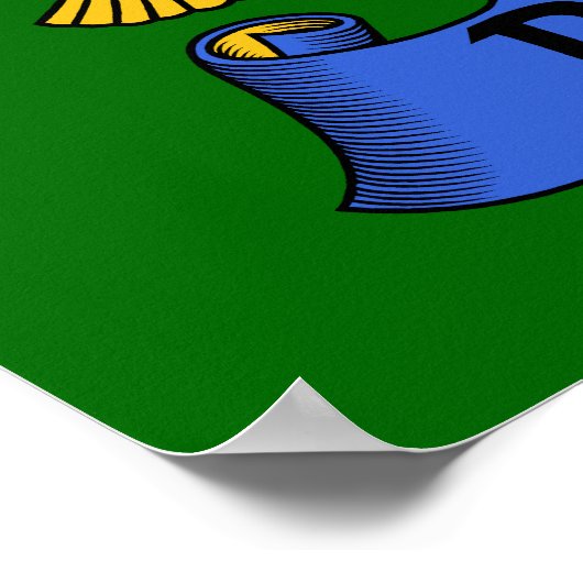 Rodriguez Wapenkarton Heraldic Print (Hoek)