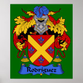 Rodriguez Wapenkarton Heraldic Print (Voorkant)