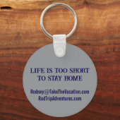 RodTrip Adventures Sleutelhanger (Achterkant)