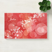 Rodverlooptextuur met schuine stijl. tekst. post-it® notes (Kantoor)