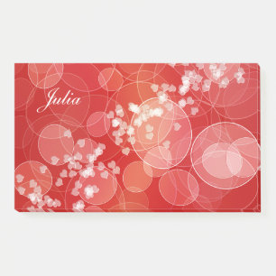 Rodverlooptextuur met schuine stijl. tekst. post-it® notes