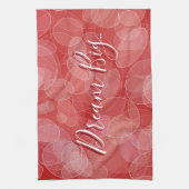 Rodverlooptextuur met schuine stijl. tekst. theedoek (Verticaal)