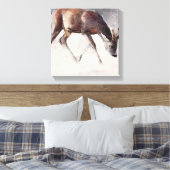 Roe Buck Winter 2000 Canvas Afdruk (Insitu (Slaapkamer))