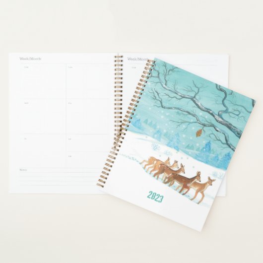 Roe Deer 2023 in winterplanner Planner (Display)