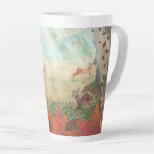 Roe Deer Capreolus capreolus in Forest Sunlight Latte Mok (Rechterhoek)