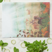 Roe Deer Capreolus capreolus in Forest Sunlight Theedoek (Gevouwen)