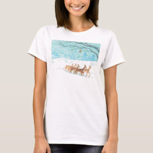 Roe Deer in de winter T-shirt