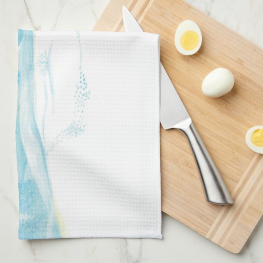 Roe Deer in the Winter Woodland Gedekt met sneeuw Theedoek (Quarter Fold)