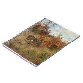 Roe Deer Met Herfstbladeren  Wildlife Notitieboek (Linkerzijde)