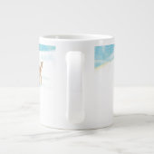 Roe Deer wintersneeuwlandschap Grote Koffiekop (Achterkant)