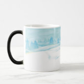 Roe Deer wintersneeuwlandschap Magische Mok (Links)