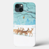 Roe deers in de winter Case-Mate iPhone case (Achterkant)