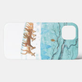 Roe deers in de winter Case-Mate iPhone case (Achterkant (horizontaal))