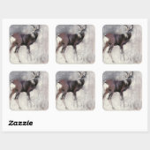 Roe Doe 2000 Vierkante Sticker (Vel)