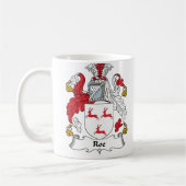 Roe Family Crest Koffiemok (Links)