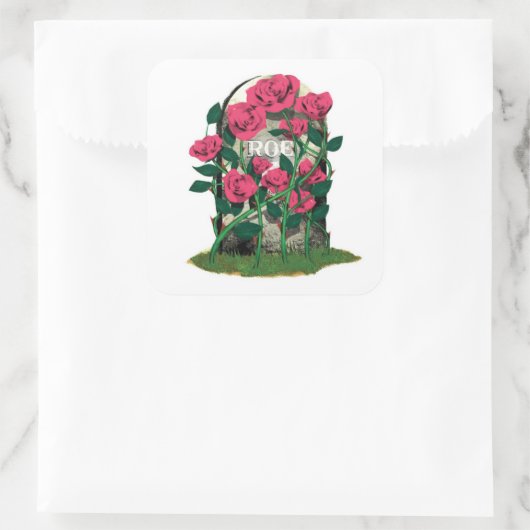 Roe Gravestone white background stickers (Tas)