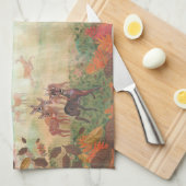 Roe Herten Capreolus gepersonaliseerd Theedoek (Quarter Fold)