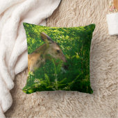 Roe herten in het bos. kussen (Deken)