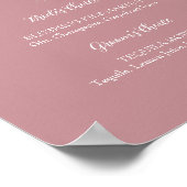 ROE Pink & White Signature Drinken Sign Poster (Hoek)