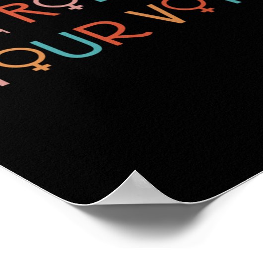 ROE ROE ROE ROE UW STEMMING POSTER (Hoek)