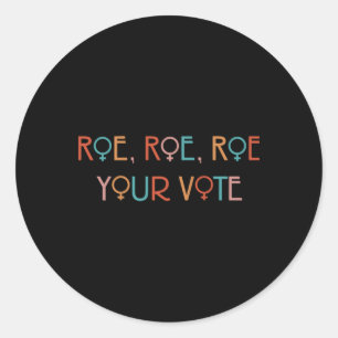 ROE ROE ROE ROE UW STEMMING RONDE STICKER