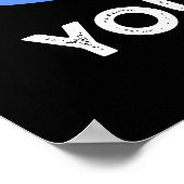 Roe Roe Roe Uw Geit Grappige Dieren Punt Donkere A Poster (Hoek)