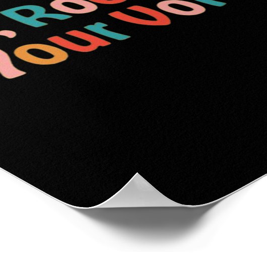 Roe Roe Roe Uw stem 88 Poster (Hoek)