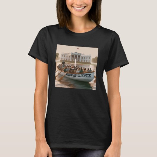 Roe Roe Roe Uw Stem T-shirt (Voorkant)