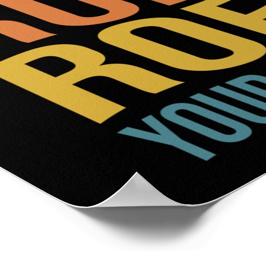 Roe Roe Roe Your Vote Women's Right ProChoice vint Poster (Hoek)