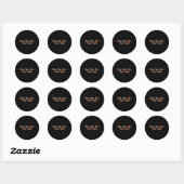 Roe roe uw stem 3 ronde sticker (Vel)
