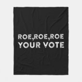 Roe roe uw stem vóór keuze 9 fleece deken (Voorkant)