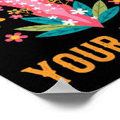 Roe Roe Your Vote - Bloemen Feministische Bloemen  Poster (Hoek)