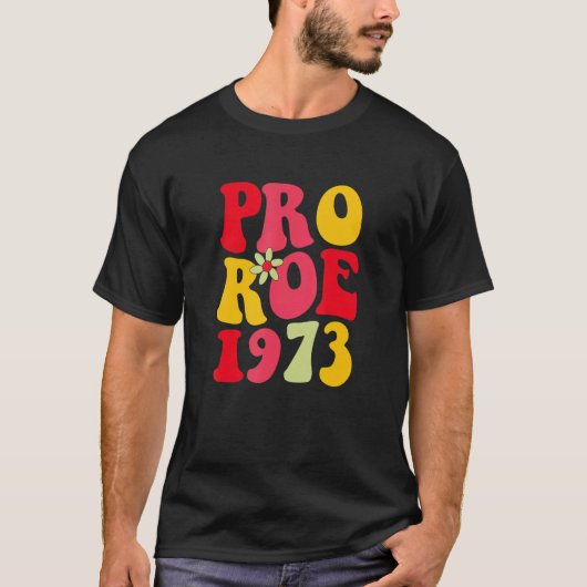 Roe V Wade 1973 Women Rights Pro Choice Feminist V T-shirt (Voorkant)
