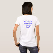 Roe v. Wade 40ste verjaardag T-shirt (Achterkant volledig)