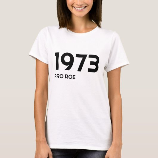 Roe V Wade Feminist Protest Pro Choice T-shirt (Voorkant)