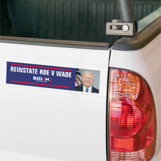 ROE V WADE HERSTELLEN BUMPERSTICKER (Op Truck)