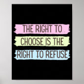 Roe Vs Wade Pro Choice Abortion Rights Vrouwen vri Poster (Voorkant)